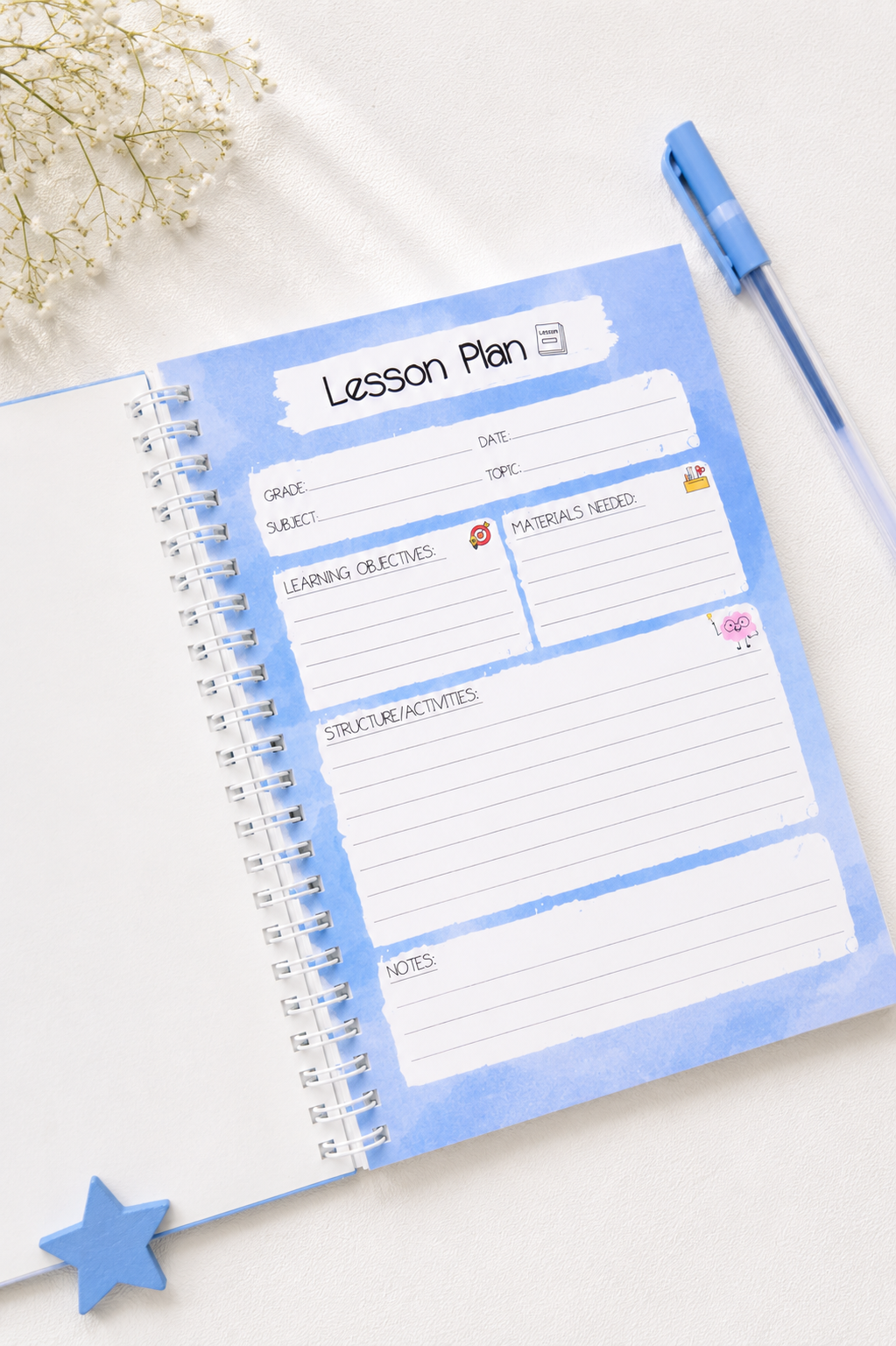 Sky Teacher Planner