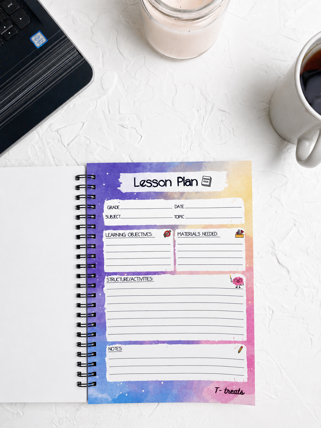 Rainbow Teacher Planner