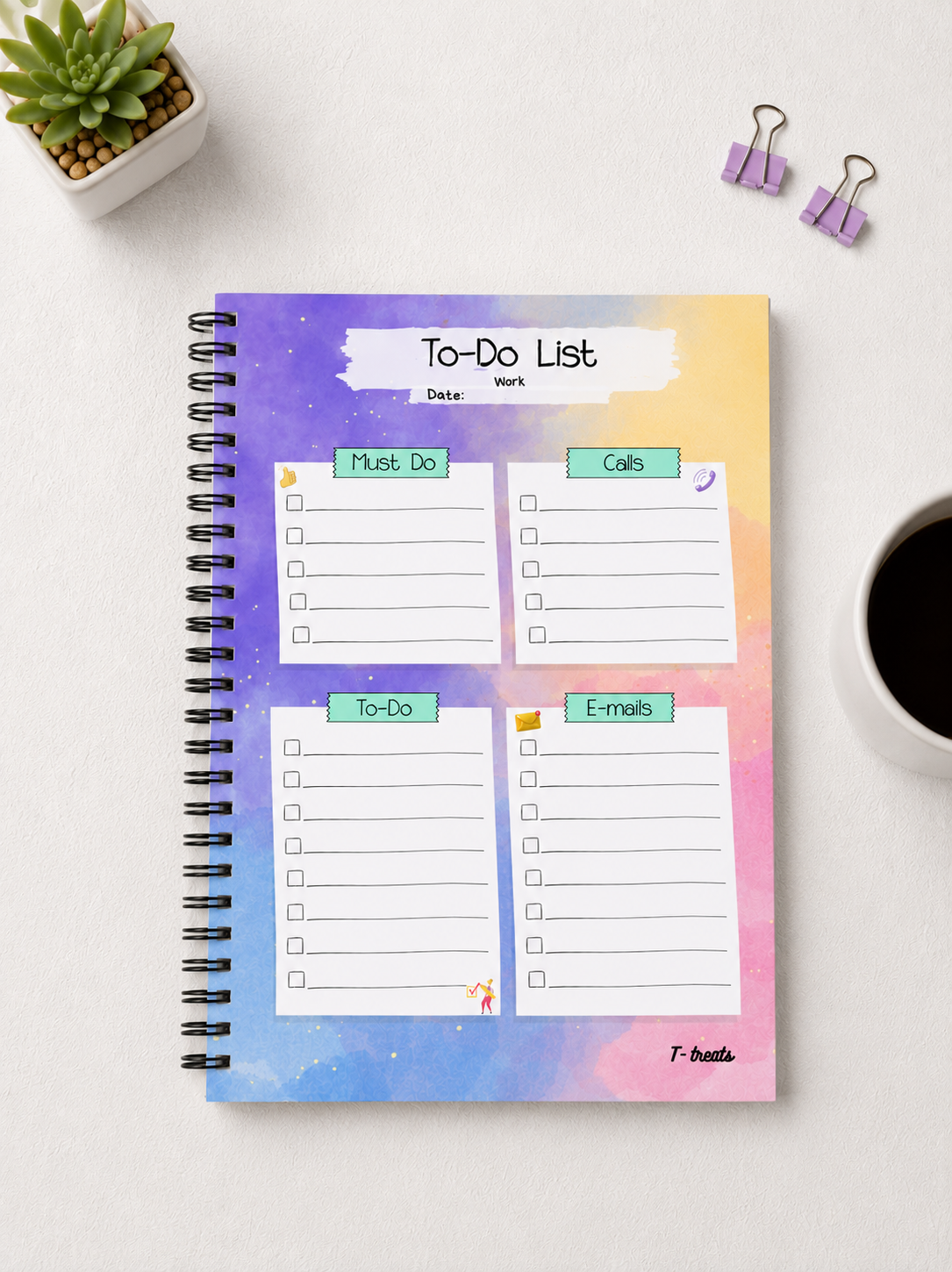 Rainbow Teacher Planner