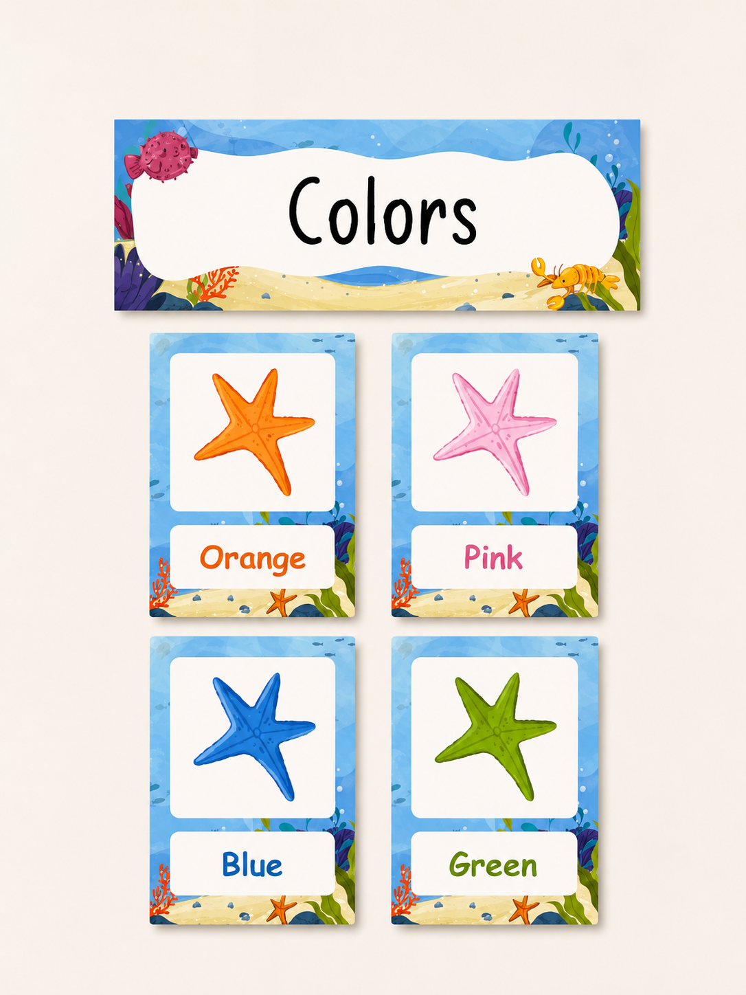 Under the sea Classroom Decoration Set