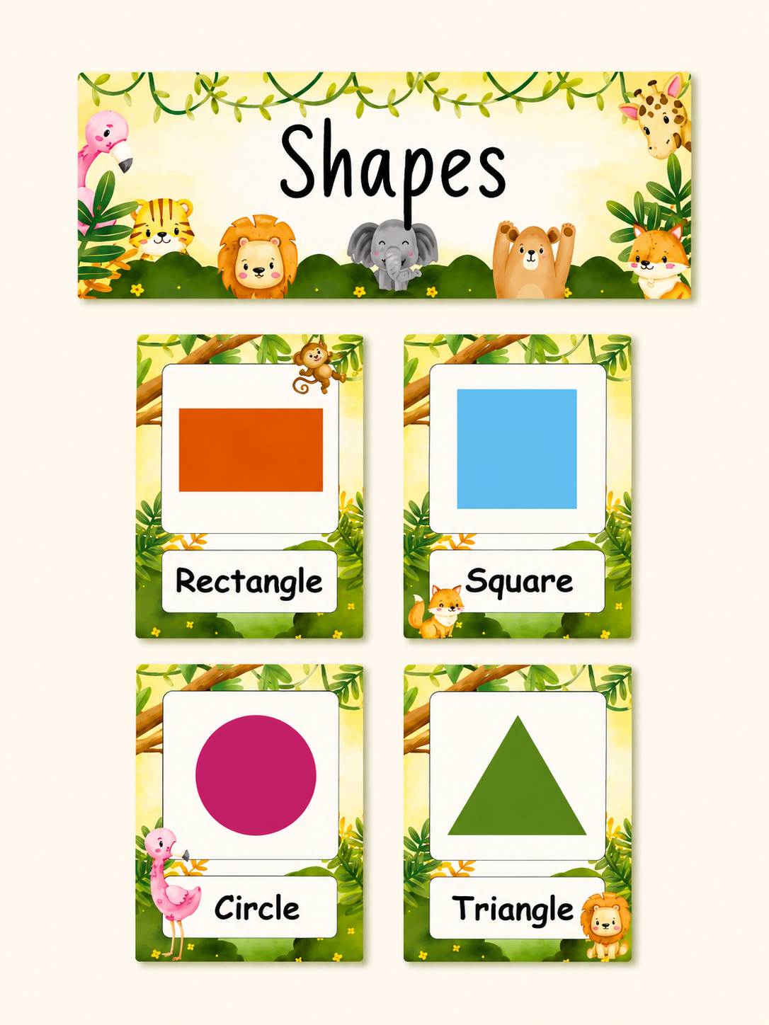 Jungle Classroom Decoration Set