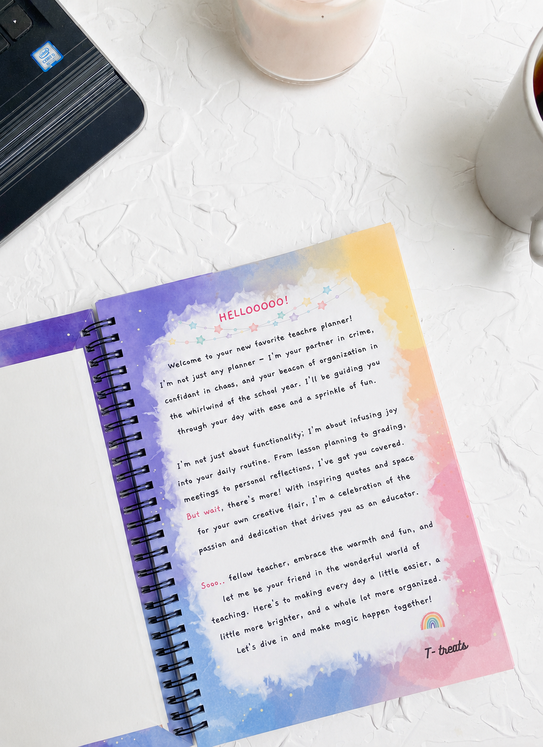 Rainbow Teacher Planner