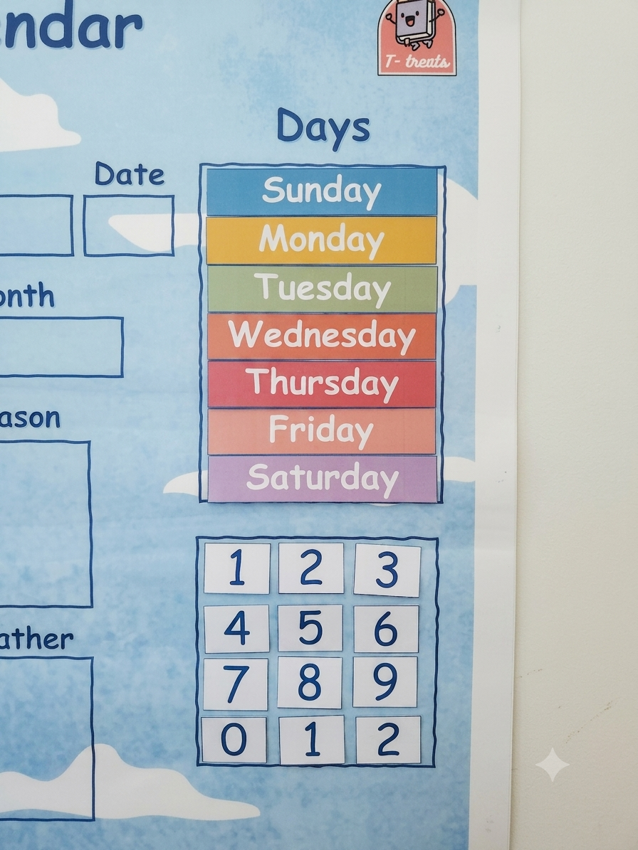 Sky Classroom Calendar