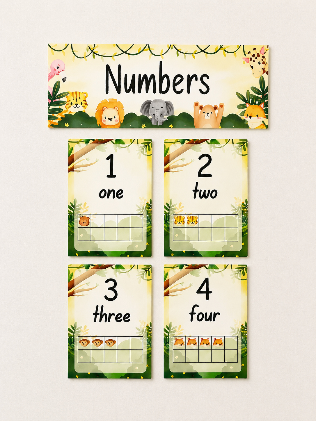 Jungle Classroom Decoration Set